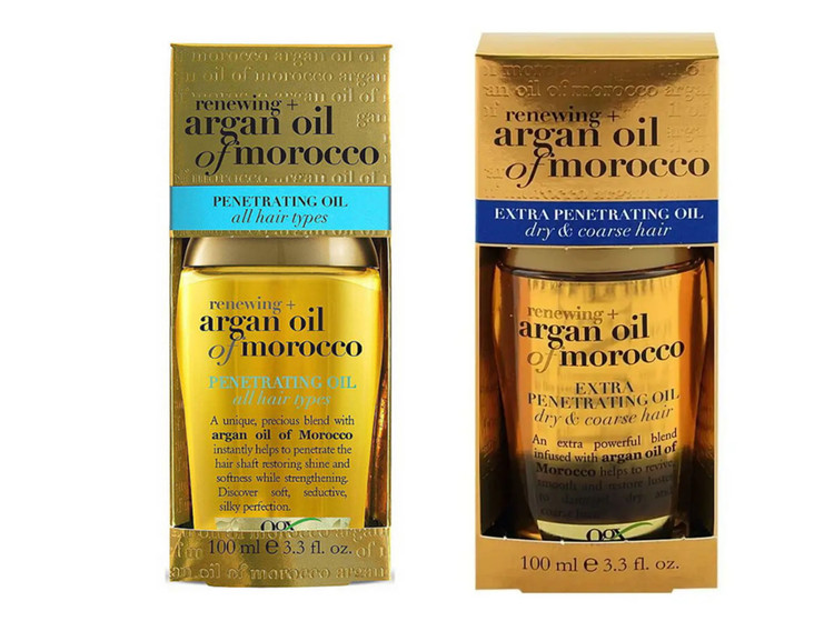 روغن آرگان اوجی ایکسogx مناسب موهای آسیب دیده و موی نرمال محصول فرانسه