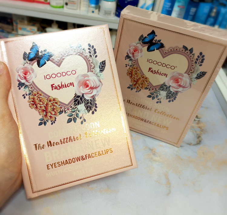 پالت سایه کتابی IGOODCO کیفیت فوق العاده مناسب برای مسافرت و میکاپ حرفه ای