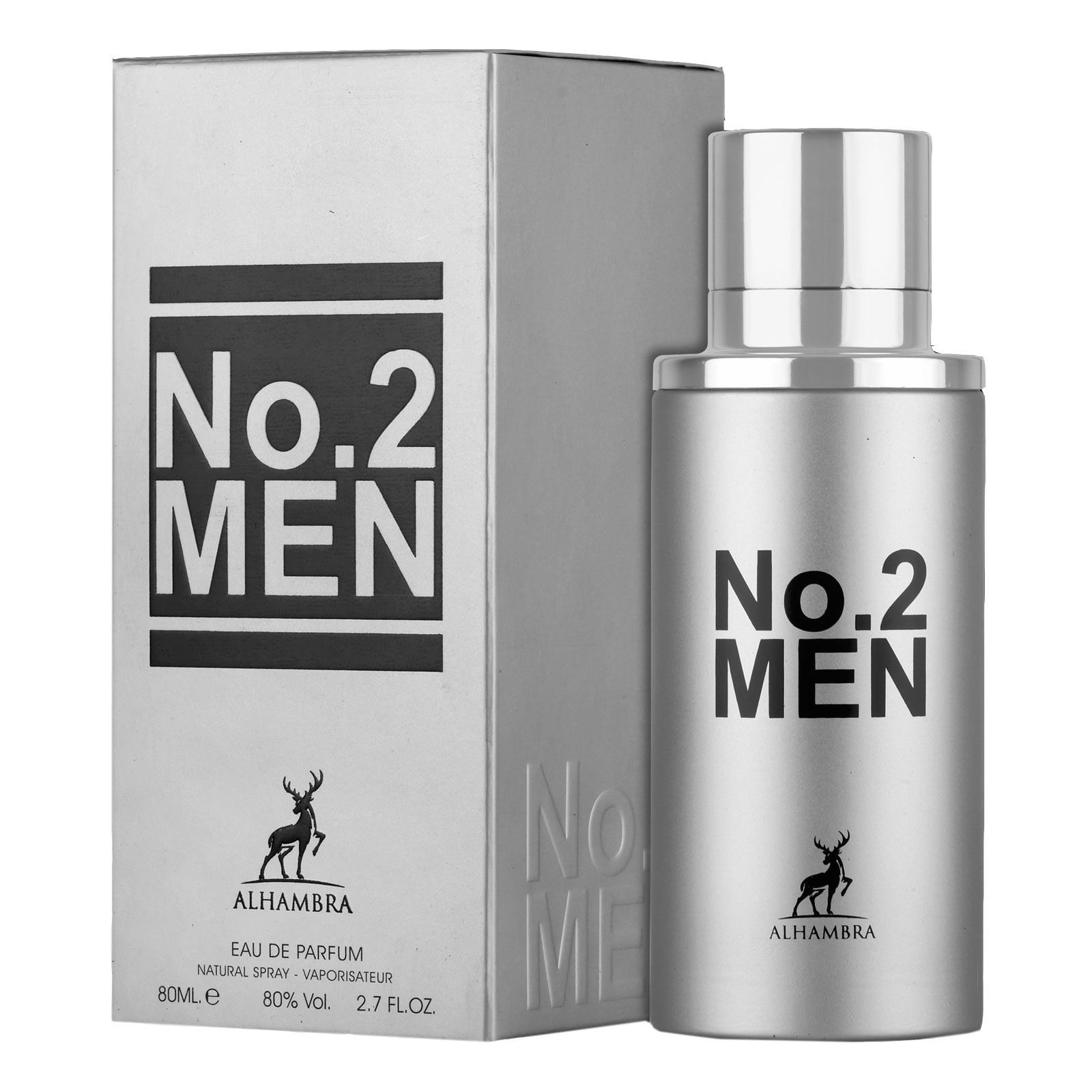 ادوپرفيوم مردانه ۲۱۲ الحمبرا مدل No. 2 Men حجم 80 میلی لیتر
